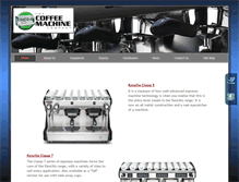 Tablet Screenshot of coffeemachinecompany.co.uk